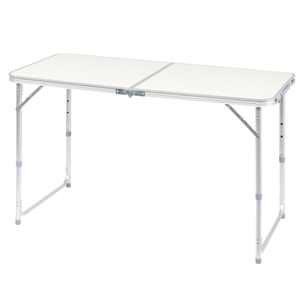120 x 60 x 70 4Ft Portable Multipurpose Folding Table White