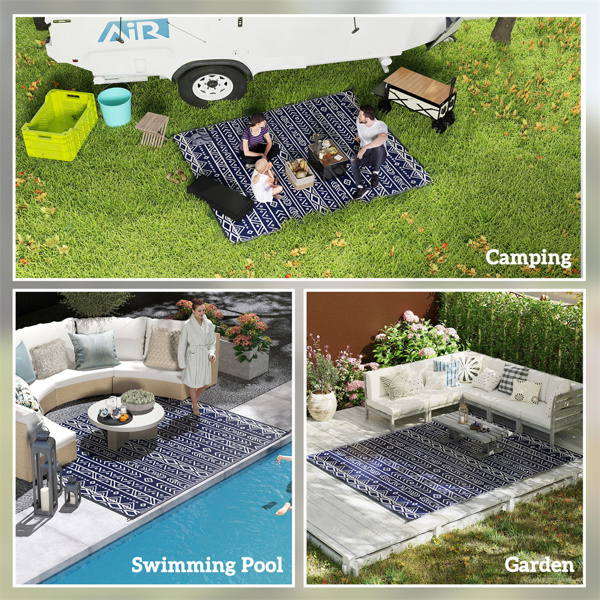 Reversible Outdoor Rug( Amazon Shipping)（Prohibited by WalMart）