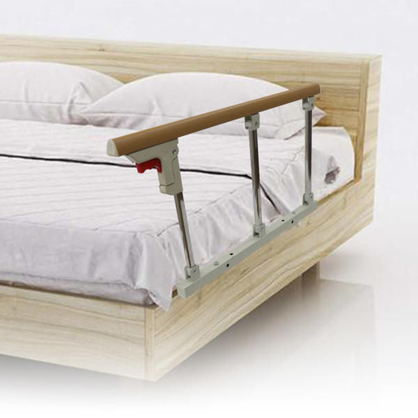 3-Section Folding Bed Rails Bed Assist Handle Bed Railing for Elderly Adults