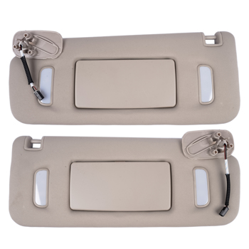 2Pcs Front Left and Right Sun Visors Sunshade for Cadillac Escalade Chevrolet Silverado GMC Yukon XL 1500 2007-2014