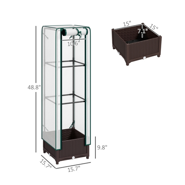 mini 温室棚 （周末不发货）（ Amazon Shipping）（WalMart禁售）-3