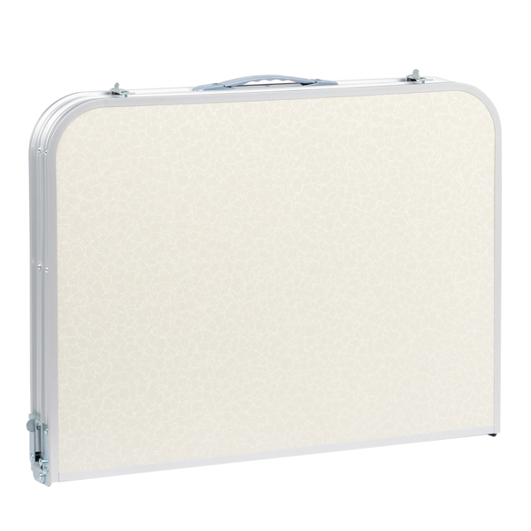 90 x 60 x 70cm Home Use Aluminum Alloy Folding Table White