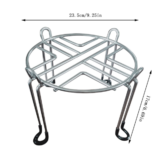 Stainless Steel Wire Stand with Non-Slip feet for Big Berkey and Other Medium Water Filters