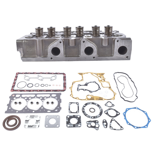 缸盖总成 Full Cylinder Head Valve & Spring Gasket for Kubota D902 Engine RTV900 RTV900W-2
