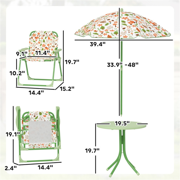 儿童桌椅套装（周末不发货）（ Amazon Shipping）（WalMart禁售）-3