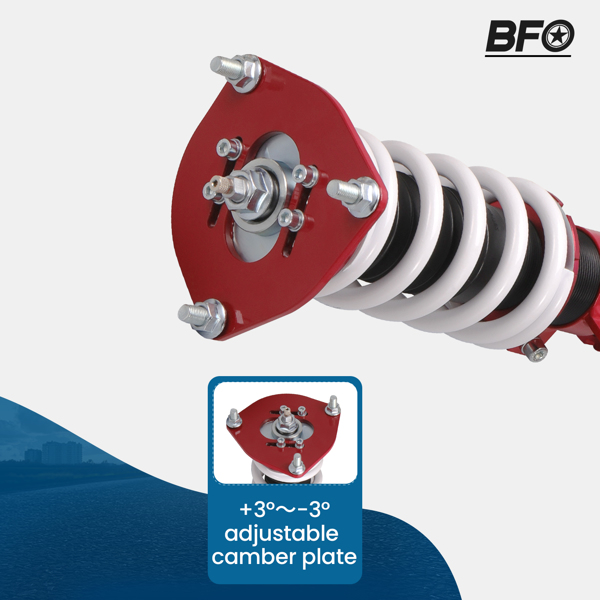 24 向减震器可调式避震器降低线圈，适用于 2013-2015 年现代 Veloster-3