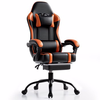 <b style=\\'color:red\\'>Gaming</b> Chair, Computer Chair with Footrest and Lumbar Support, Ergonomic Video Game Chair
