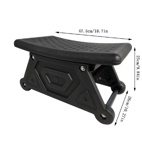 Workshop Stool 300lbs Capacity Garage Stool with Wheels, Heavy Duty Mobile Rolling Mechanics Creeper Seat with Tool Storage Trays for Automotive Auto Repair 