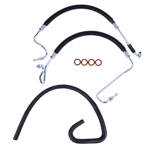 动力转向管 3x Hydroboost Power Steering Hoses Fits for Chevy Silverado 1500 2500 3500 HD 2001-2010-1