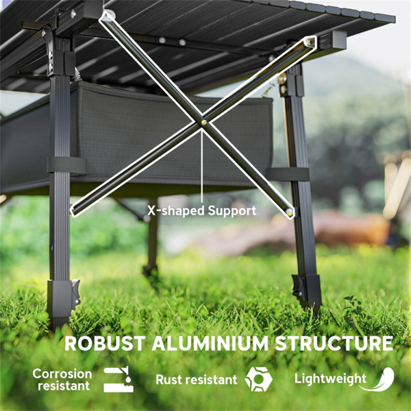  Aluminum Small Folding Table /  Dining Table
