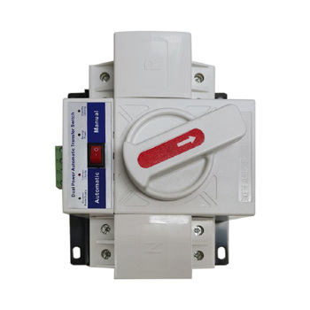 Dual Power Manual Automatic Transfer Switch Generator Changeover Switch for Generator 63A 2P 220V