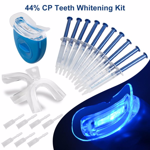 Teeth Whitening Kit With LED Light ,Professional Tooth Whitener, 10x3ml Teeth Whitening Gel,