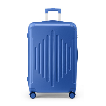 24in ABS Check-In Luggage with Diamond Pattern & Reinforced Corners (<b style=\\'color:red\\'>Deep</b> Blue)