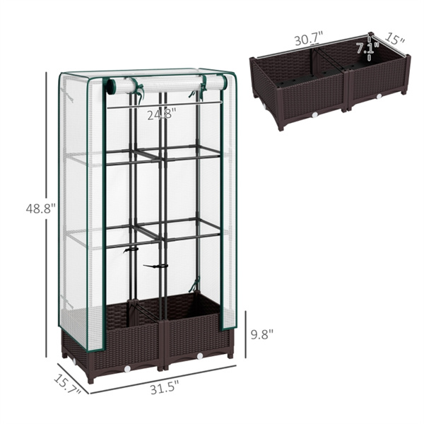 mini 温室棚 （周末不发货）（ Amazon Shipping）（WalMart禁售）-3