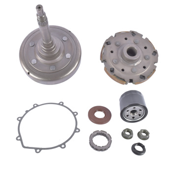Wet Clutch Shoe Kit Nut Drum Housing Bearing Filter One Way Gasket for HiSUN HS 400 UTV ATV Massimo 21210-F12-0000