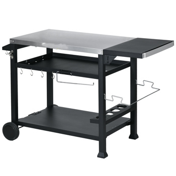 Outdoor Bar Cart Grill Table   ( Amazon Shipping)（Prohibited by WalMart）