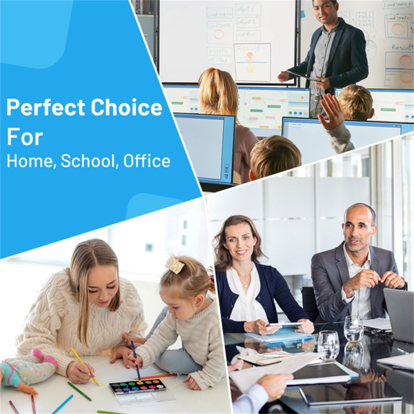 48''x36'' Mobile Whiteboard with Height Adjust，Magnetic Double-Sided Reversible Whiteboard