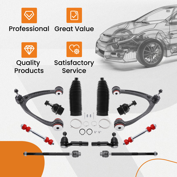 悬架前上控制臂 Chevy Silverado Sierra 1500 Tahoe Yukon -7