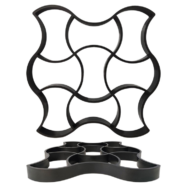 DIY水泥地砖铺路模具 压花地坪园艺铺路水泥混凝土砖地坪造型工具 K款50*50cm-4