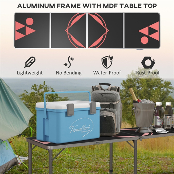  Aluminum Small Folding Table /  Dining Table