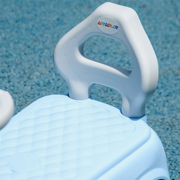 Light Blue toddler ride-on toy with Horn