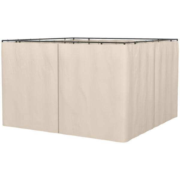 Universal Gazebo Sidewallt  Coffee-AS ( Amazon Shipping)（Prohibited by WalMart）