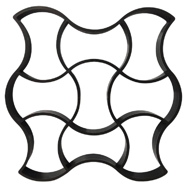 DIY水泥地砖铺路模具 压花地坪园艺铺路水泥混凝土砖地坪造型工具 K款50*50cm-1