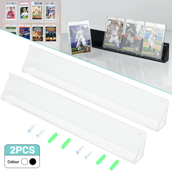 Acrylic Sports Card Display Shelf Wall Mount