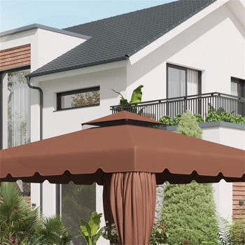 Replace the canopy cover of the sunshade and pavilion