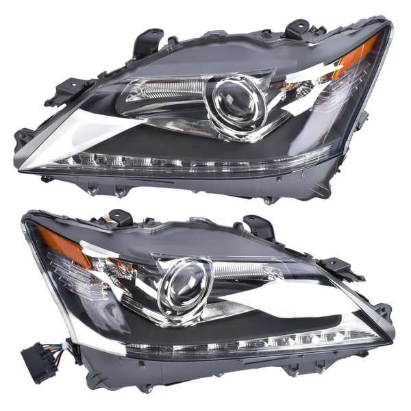 Pair Headlamps For 2013-2015 Lexus GS350 GS450h NON-AFS 81185-30F80 81145-30F80