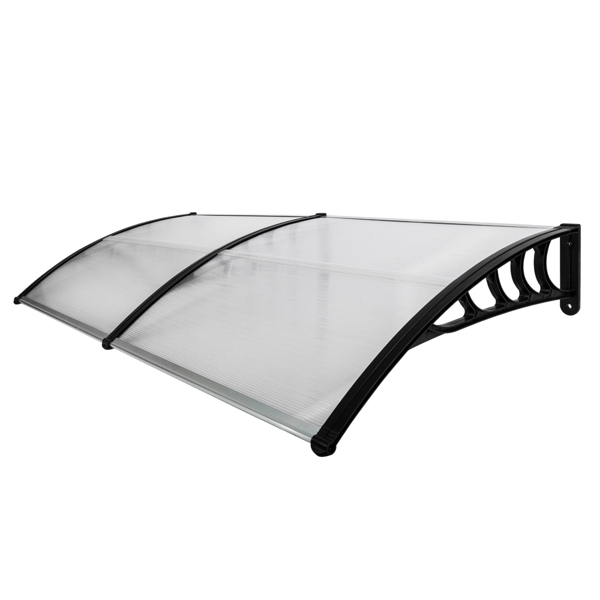 HT-200 x 100 Household Application Door & Window Rain Cover Eaves Black Holder