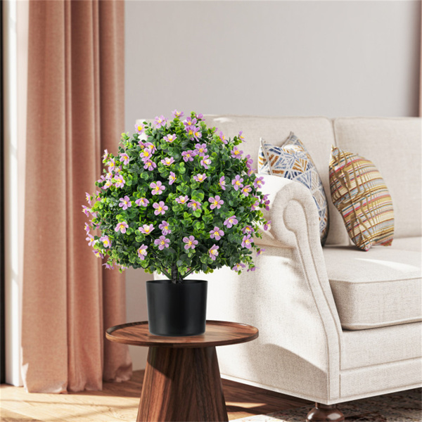 2包逼真的人造盆栽植物-紫色   （amazon shipping-发货，WALMART禁止销售）-8