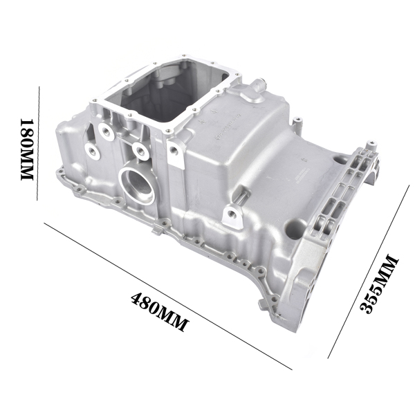 油底壳 Engine Oil Pan Fits for Mercedes-Benz C300 W205 C205 A205 2016-2017 L4 2.0L 2740100413-5