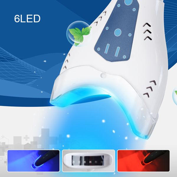 4 Colors Dental Mobile Cold Bleaching Teeth Whitening Light Lamp Teeth Bleach System With Remote Control 4 Modes Adjustable Light Intensities