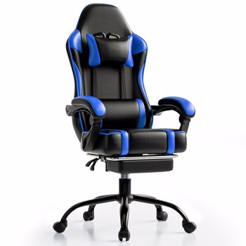 <b style=\\'color:red\\'>Gaming</b> Chair, Computer Chair with Footrest and Lumbar Support, Ergonomic Video Game Chair