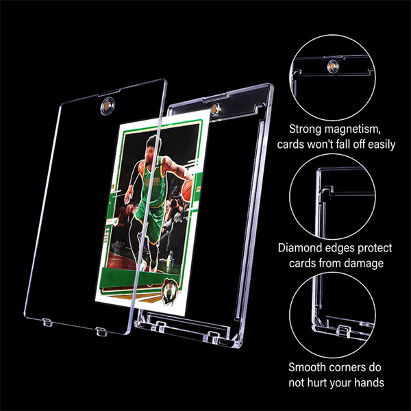 35PT卡砖磁吸有凹槽球星卡保护套 薄款 5pcs-7