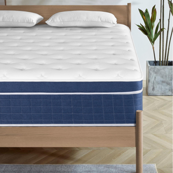 Queen Size Mattress in a <b style=\\'color:red\\'>Box</b> 14 Inch Memory Foam Hybrid Mattress with Pocketed Springs Medium Firm