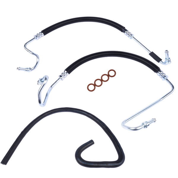 动力转向管 3x Hydroboost Power Steering Hoses Fits for Chevy Silverado 1500 2500 3500 HD 2001-2010-2