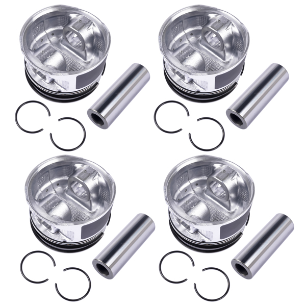 活塞 4pcs Engine Piston Rings Set for Toyota 4Runner T100 Tacoma 2.7L 3RZFE 1994-2004 13103-75041 13101-75041-3