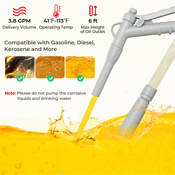 燃油输送泵带喷嘴  （amazon shipping-发货，WALMART禁止销售）周末不发货-8