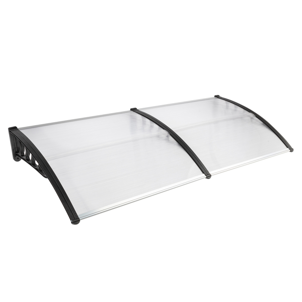 HT-200 x 100 Household Application Door & Window Rain Cover Eaves Black Holder
