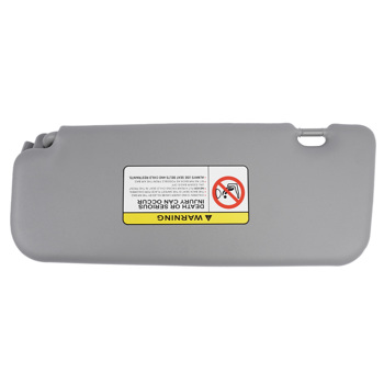 Front Right Passenger Side Gray Sun Visor for Hyundai Accent 1E 1.6L L4 Gas 852201R000