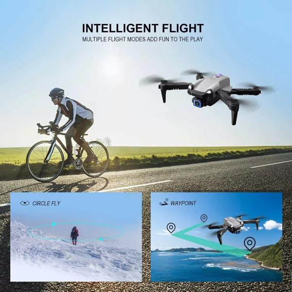4DRC V20 RC Drone WIFI FPV 6K HD Dual Camera Gesture Photo Quadcopter 2 Battery,Suitable for beginners.,Logistics is randomly sent by UPS/USPS/FEDEX/Amazon Logistics