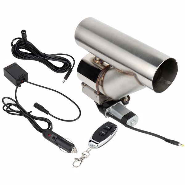 排气管 2.5 Electric Exhaust Downpipe Cutout Fit For 07-08 Infiniti G35 92-93 Honda Civic E-Cut Out Valve REMOTE Electric（禁售亚马逊 & TEMU）(不支持无理由退货)-4