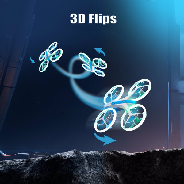 4DRC V33 RC Drone RC Quadcopter 360 ° Rolling Toy,Flying Toy RC Toy suitable for children ,Logistics is randomly sent by UPS/USPS