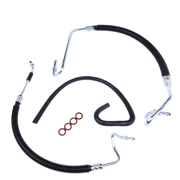 动力转向管 3x Hydroboost Power Steering Hoses Fits for Chevy Silverado 1500 2500 3500 HD 2001-2010-5
