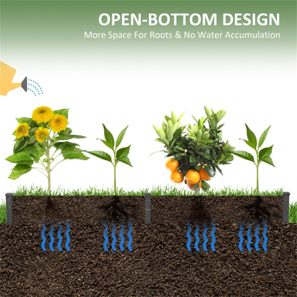 无螺丝高架花园床，六角形种植箱DIY草本花园 （周末不发货）（ Amazon Shipping）（WalMart禁售）-5