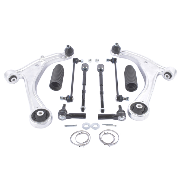 控制臂套装 10PCS Suspension Front Lower Control Arms w/Ball Joint Sway Bar Link for 2011-2017 Honda Odyssey 51350-TK8-A10-2