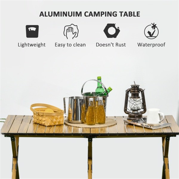  Aluminum Small Folding Table /  Dining Table