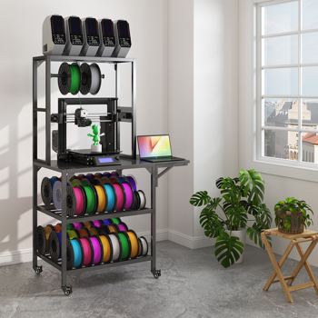 3D Printer <b style=\\'color:red\\'>Stand</b>, Heavy Duty 3D Printer Table <b style=\\'color:red\\'>Stand</b> with Filament Storage Rack, T-Shaped Spools